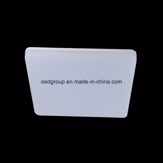 Lámpara de techo moderna IP54 para interiores y exteriores, para sala de vapor, hotel, baño, luz de techo LED cuadrada de acrílico IP65